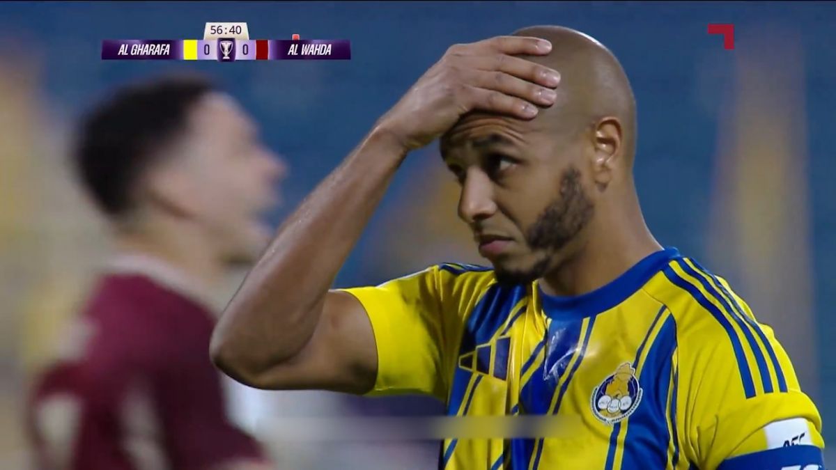 پنالتی از دست رفته الغرافه مقابل الوحده