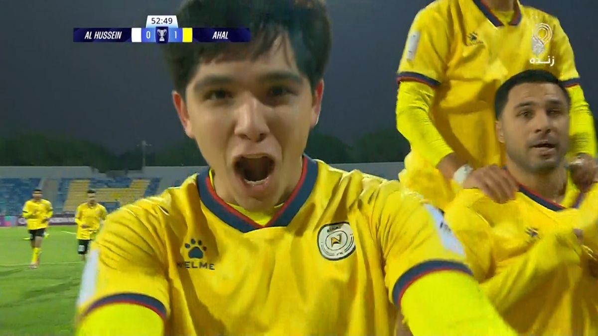 گل اول آخال به الحسین اردن (سوپرگل المان تاگایف)