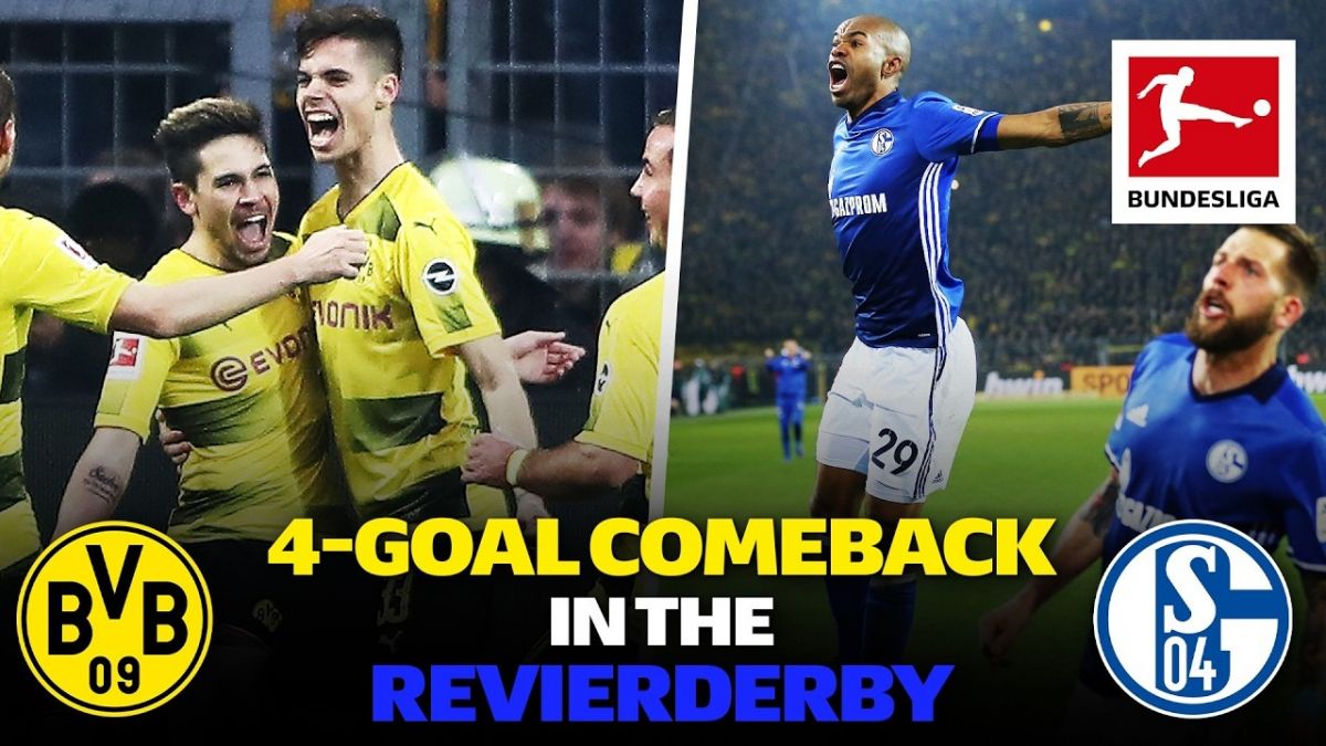 بازی کامل دورتموند 4-4 شالکه (کامبک تاریخی شالکه در سال 2017)