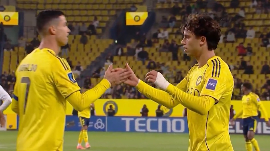 گل چهارم النصر به الزورا (فلیکس - پاس گل بی نظیر رونالدو)