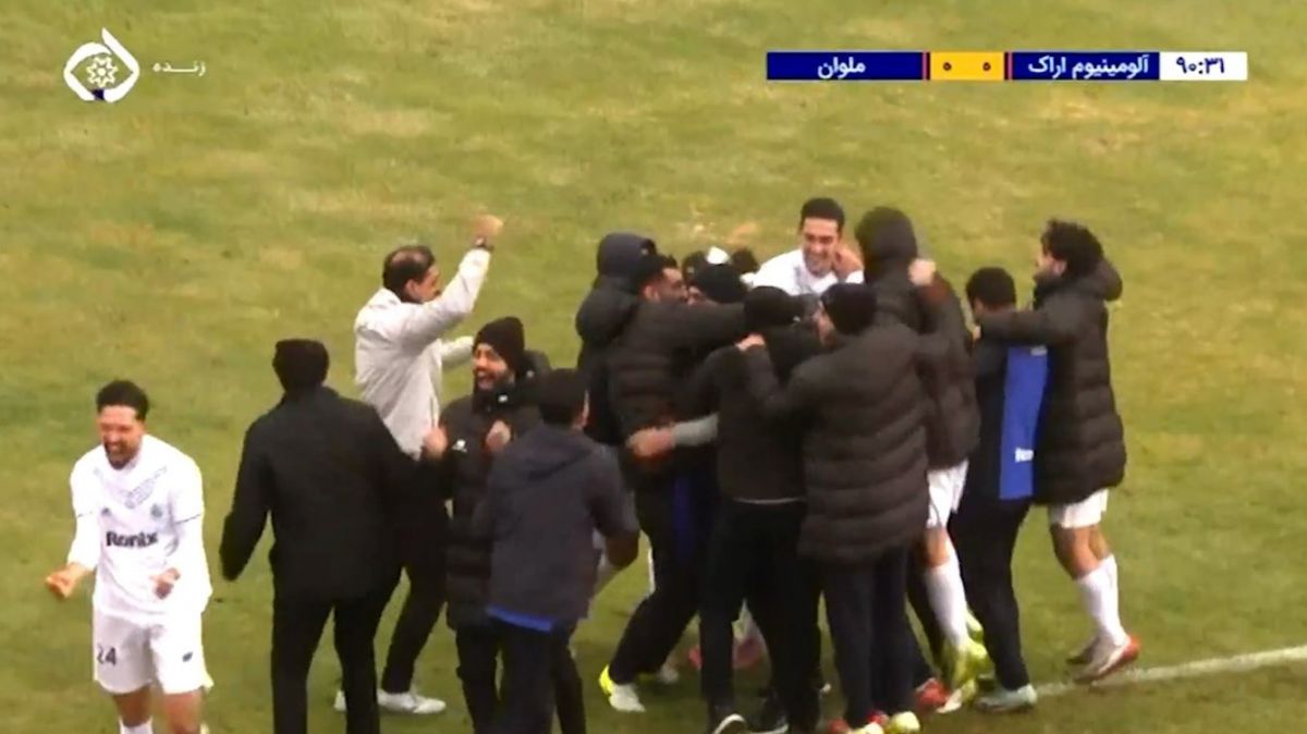 گل اول ملوان به آلومینیوم اراک (کاشته دیدنی قائم اسلامی خواه در دقیقه 91)