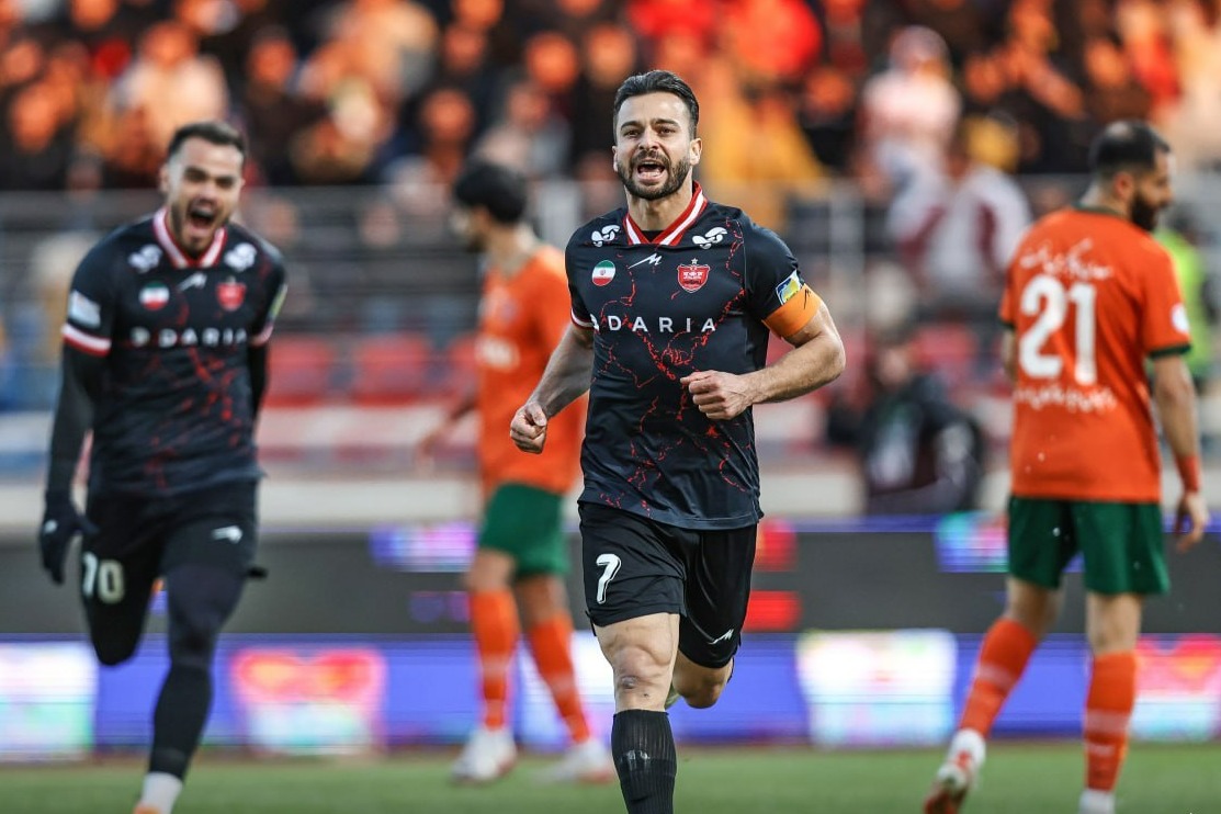 پایان نیمه اول/ مس‌رفسنجان صفر - پرسپولیس یک