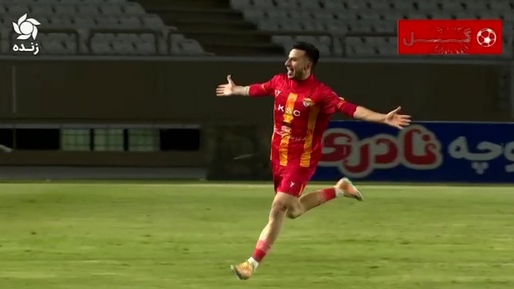 گل دوم فولاد خوزستان به فجر سپاسی (دبل احسان محروقی در دقیقه 104)