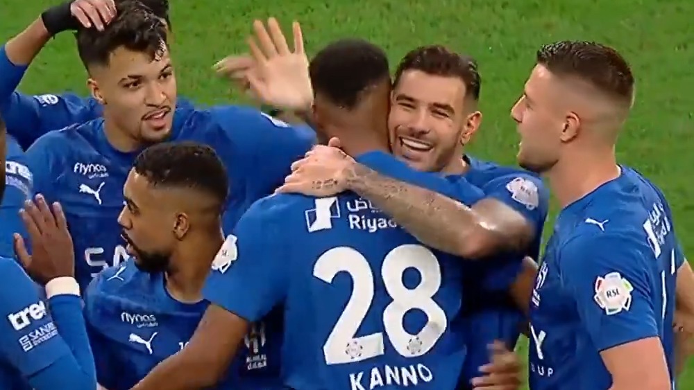 گل اول الهلال به الخلیج (کانو)