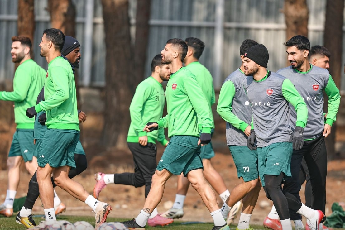 پرسپولیس در بازی دوستانه مقابل تیم لیگ یکی