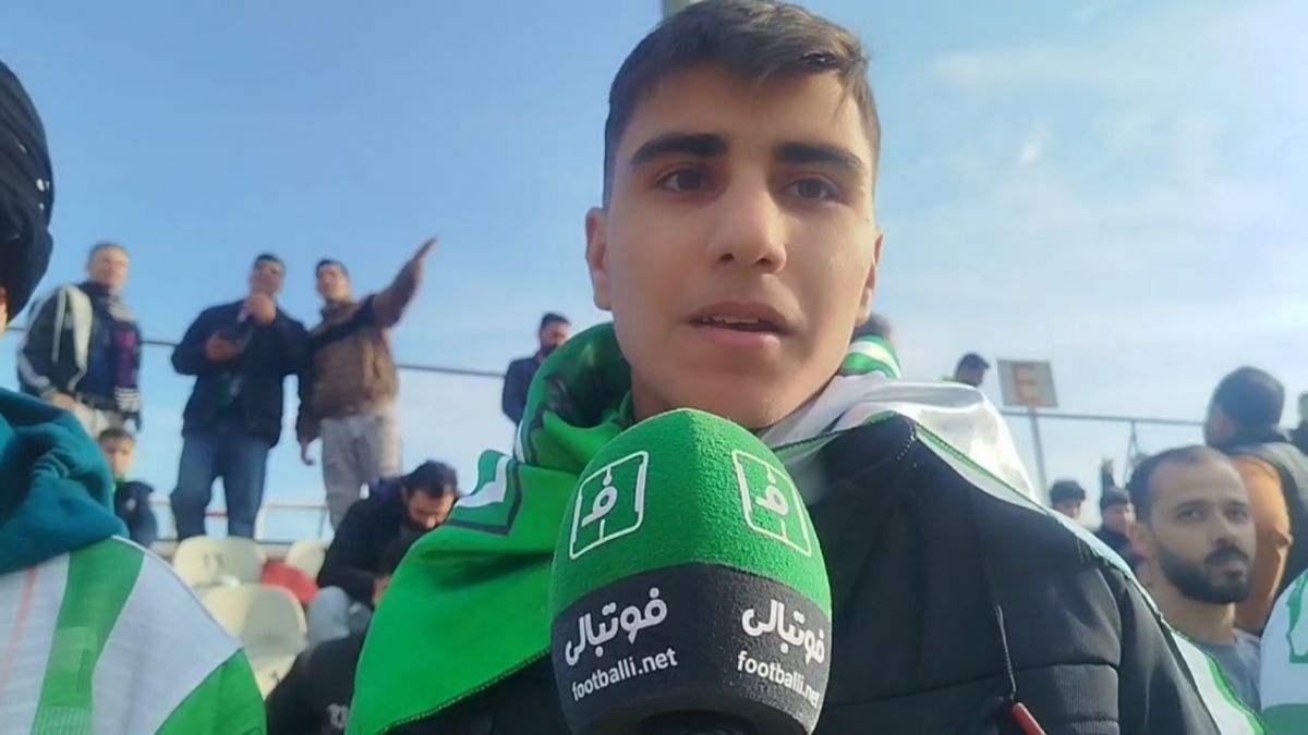 مصاحبه با هواداران خیبر دقایقی پیش از تقابل با پیکان