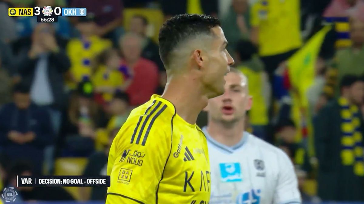 گل سوم کریستیانو رونالدو به دلیل آفساید مردود اعلام شد