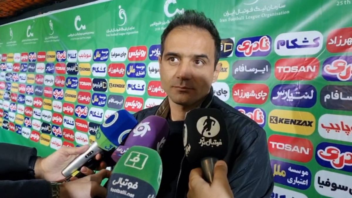 صحبتهای احمد جمشیدیان سرپرست سپاهان بعد از بازی مقابل چادرملو