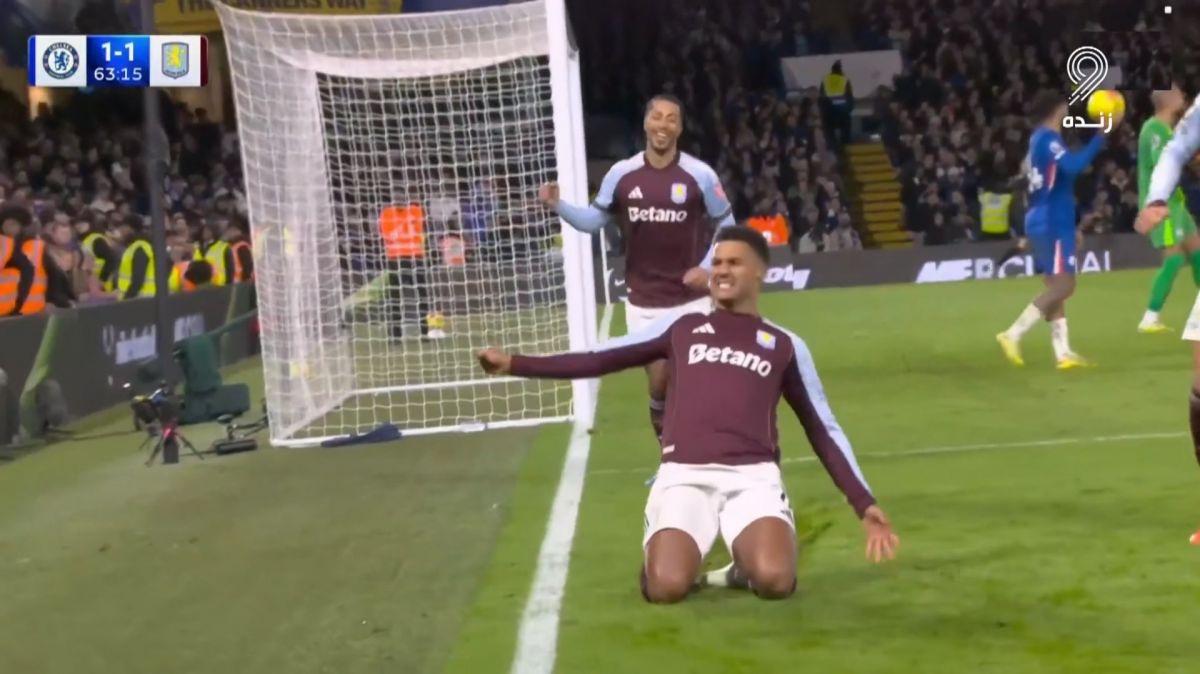 گل اول استون ویلا به چلسی (اولی واتکینز)