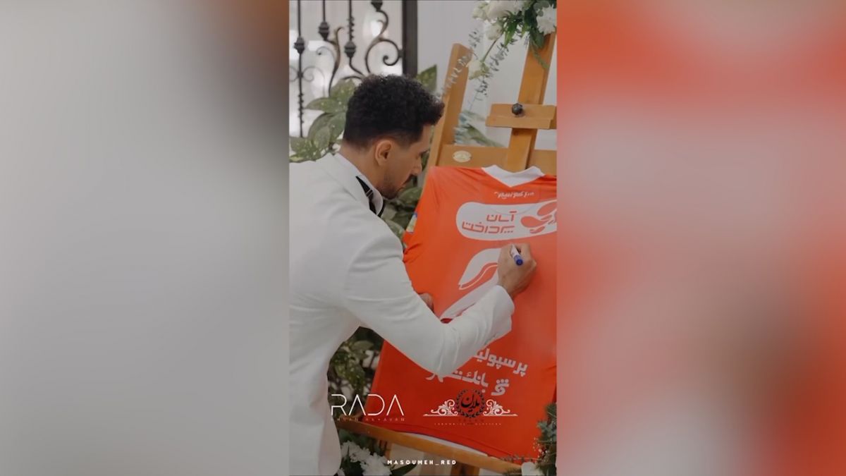 امید عالیشاه، در روز عروسی‌اش هم پرسپولیس را فراموش نکرد
