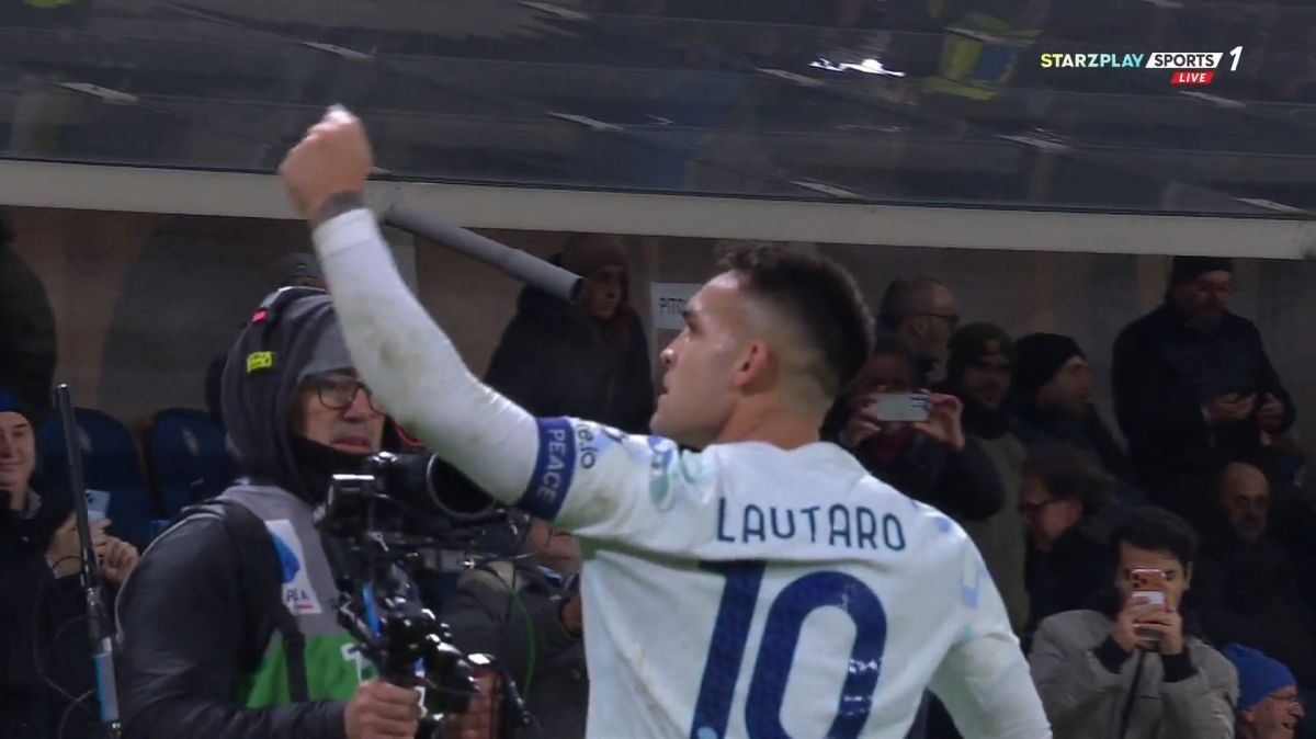 گل اول اینتر به آتالانتا (لائوتارو مارتینز)