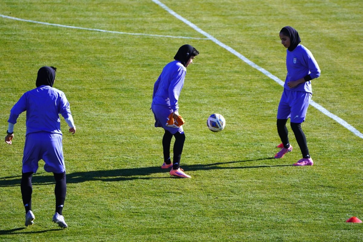 گزارش تصویری/ تمرین تیم ملی بانوان، دوشنبه 8 دی