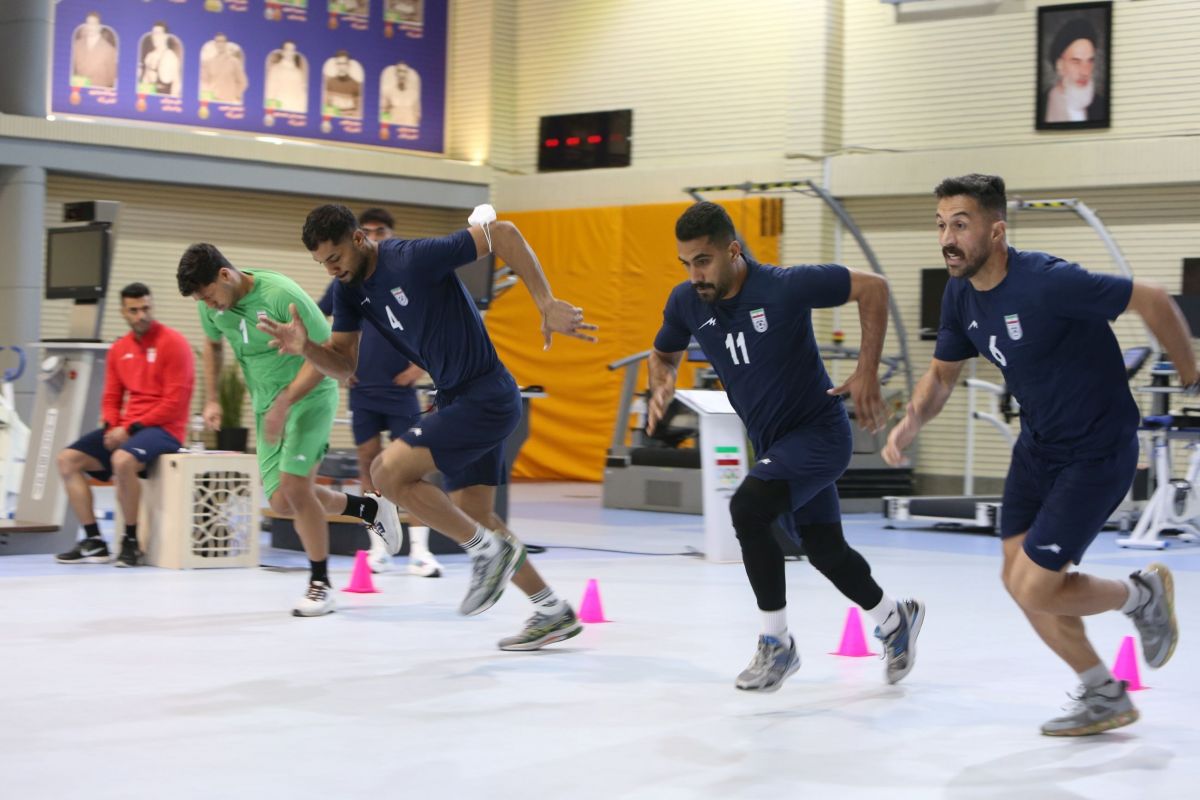 گزارش تصویری/ تمرین تیم ملی فوتبال ساحلی