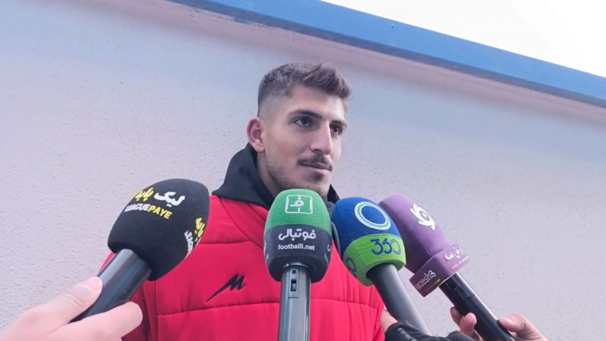 صحبت های امیرمحمد قزوینه دروازهبان پرسپولیس در پایان دربی جوانان