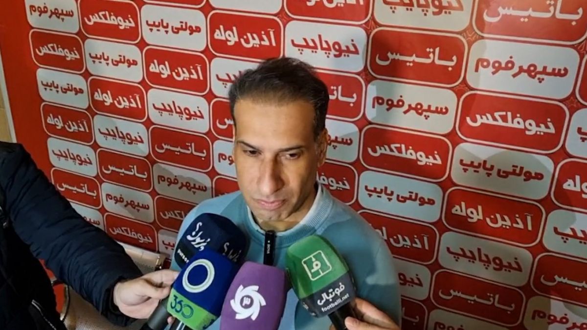 صحبتهای هاشم زاده سرمربی گهر زمین سیرجان بعد از بازی با گیتی پسند