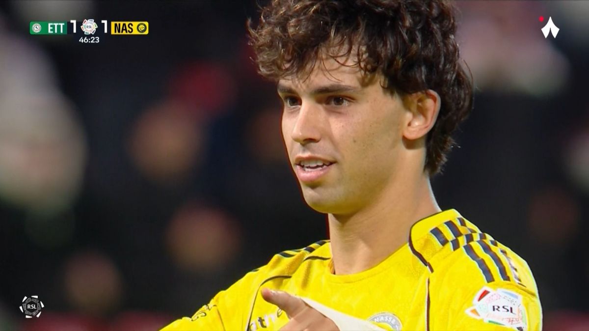 گل اول النصر به الاتفاق (ژوائو فلیکس)