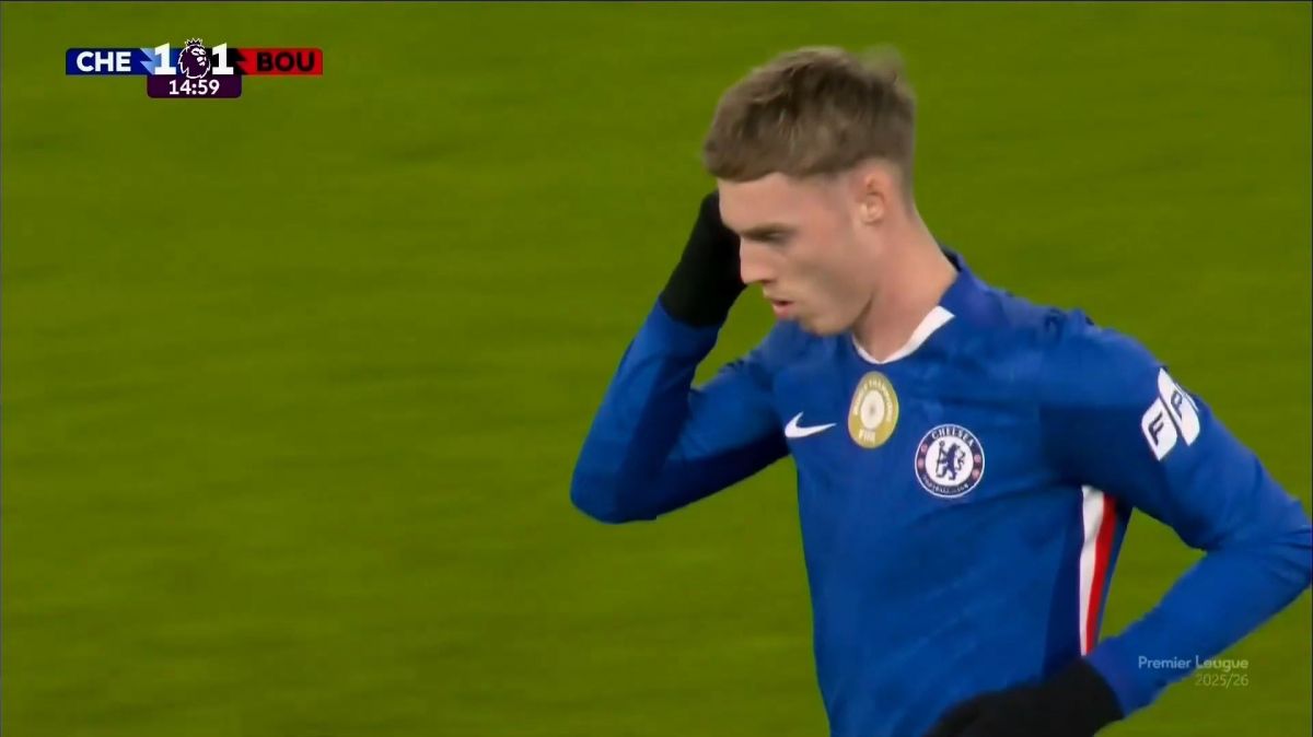 گل اول چلسی به بورنموث (پالمر - پنالتی)