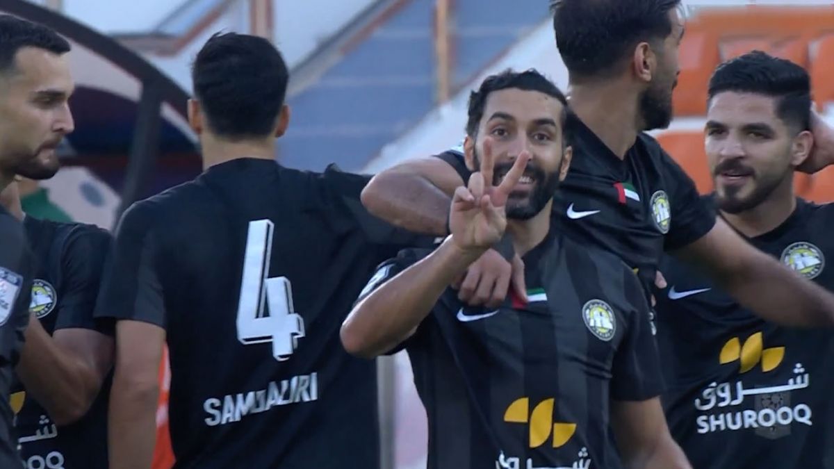 گل اول الاتحاد کلبا به عجمان (سوپرگل سامان قدوس)