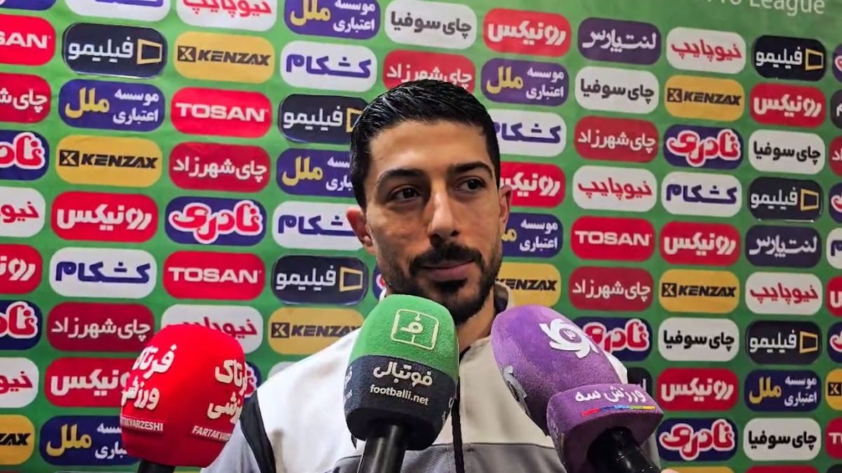 صحبتهای محمد ستاری بازیکن سایپا بعد از بازی با نود ارومیه