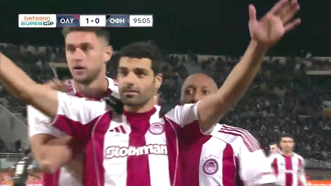 گل اول المپیاکوس به سرته (مهدی طارمی)