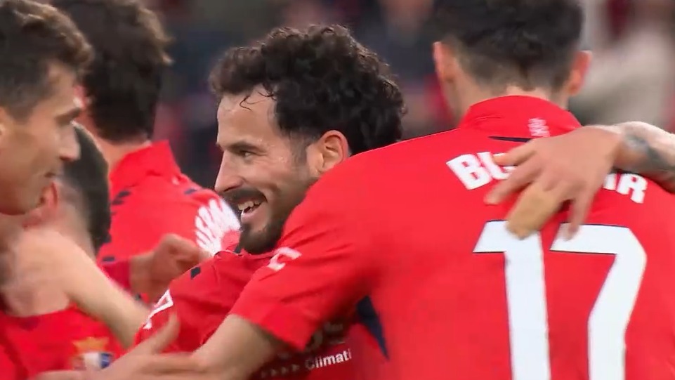 گل اول اوساسونا به بیلبائو (سوپرگل وحشتناک روبن گارسیا)