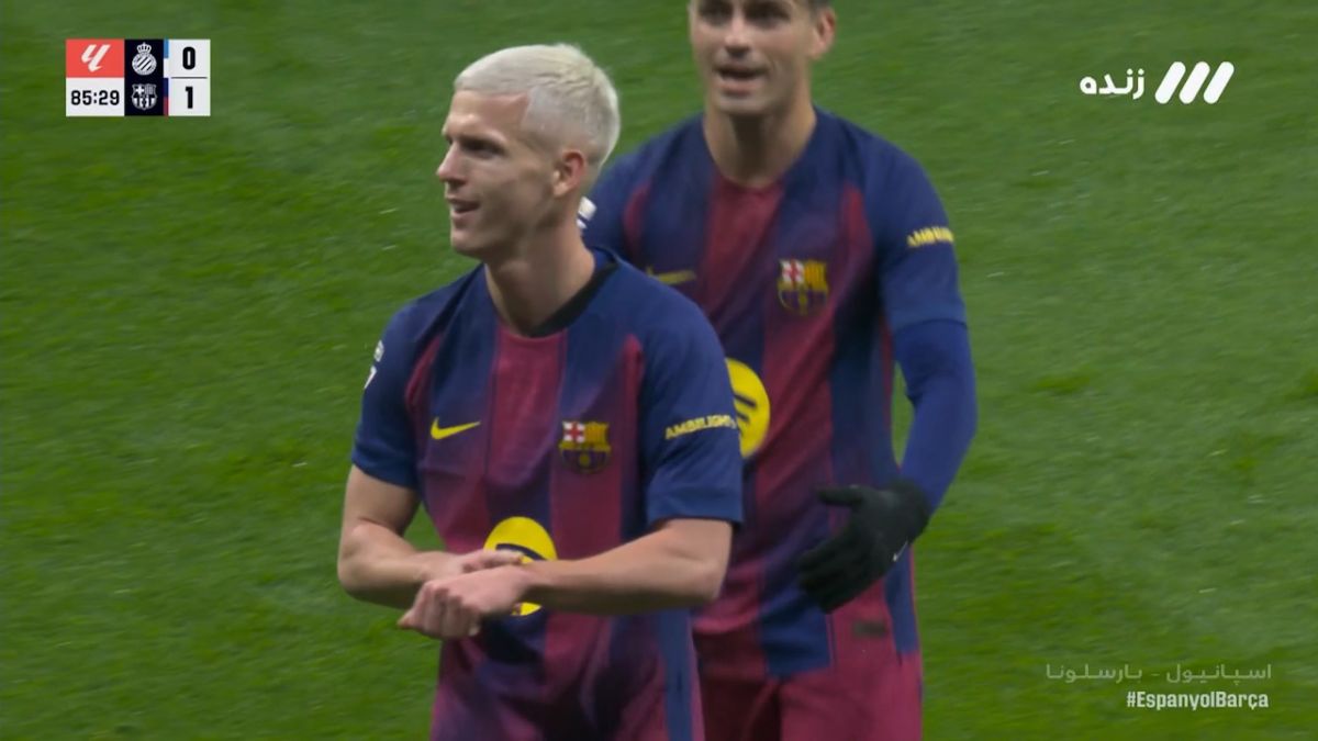 گل اول بارسلونا به اسپانیول (سوپرگل اولمو)