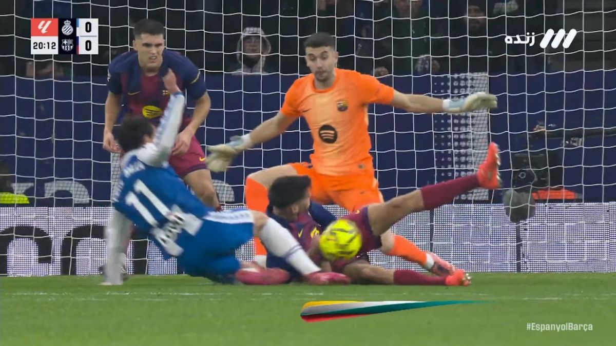 سیو عجیب و غریب گارسیا مقابل اسپانیول با هل دادن مارتین