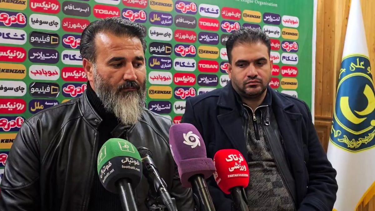 نشست خبری بهاری سرمربی نود ارومیه، بعد از بازی با سایپا