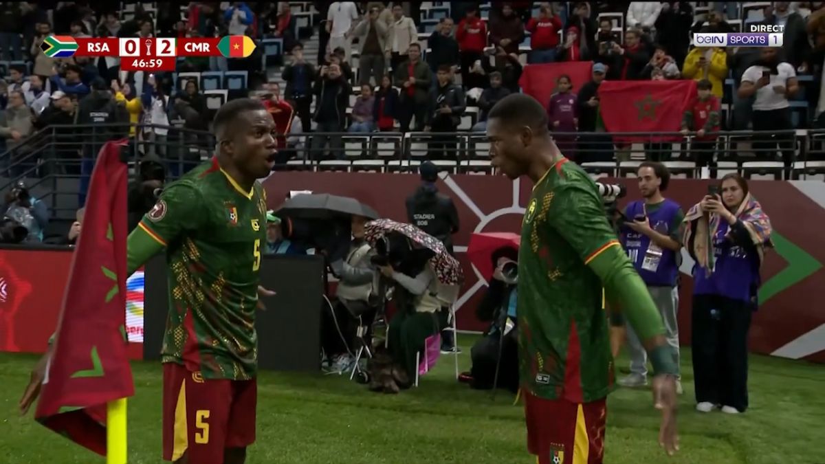 گل دوم کامرون به آفریقا جنوبی (کریستین کوفان)