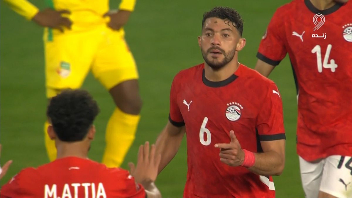 گل دوم مصر به بنین (یاسر ابراهیم)