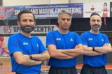 قضاوت داوران ایرانی در مسابقات فوتسال جنوب آسیا