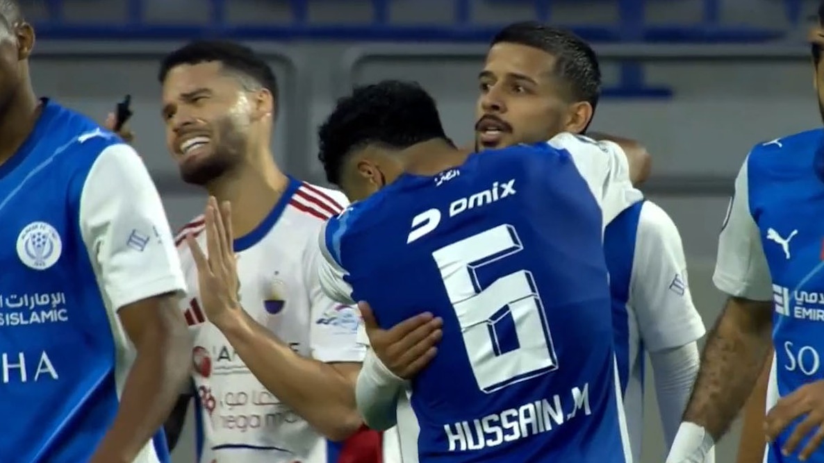 گل دوم النصر امارات به شارجه (پنالتی گرفتن مهدی قایدی)