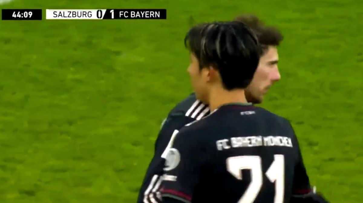 گل اول بایرن مونیخ به سالزبورگ (هیروکی ایتو)