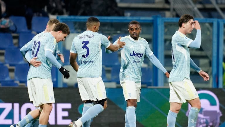 گل اول یوونتوس به ساسولو (گل به خودی محرموویچ)