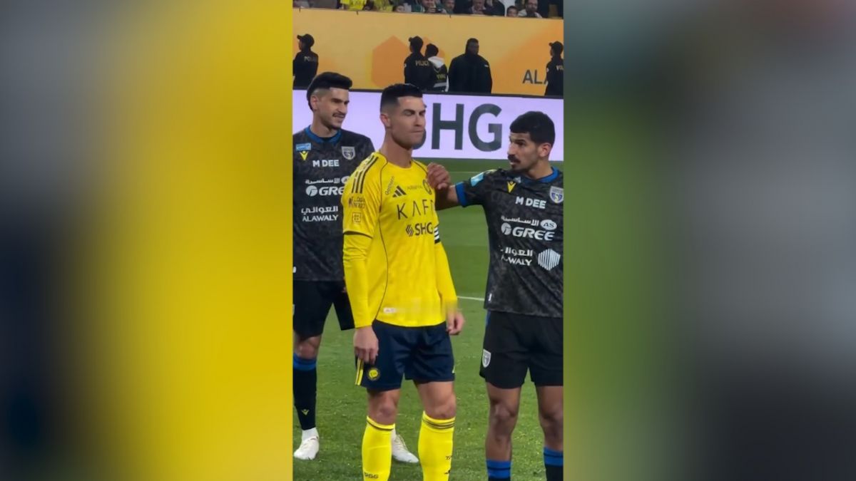 کل‌کل عجیب مدافع با کریس رونالدو در بازی اخیر النصر