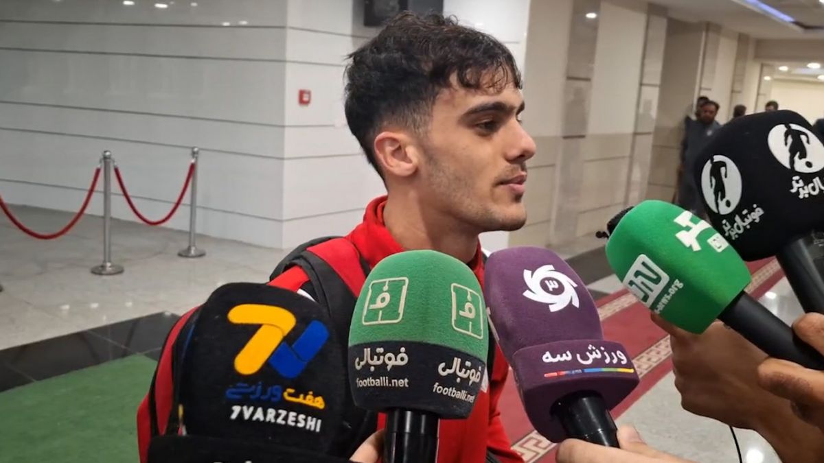 صحبت های یوسف مزرعه بازیکن فولاد بعد از بازی با پرسپولیس