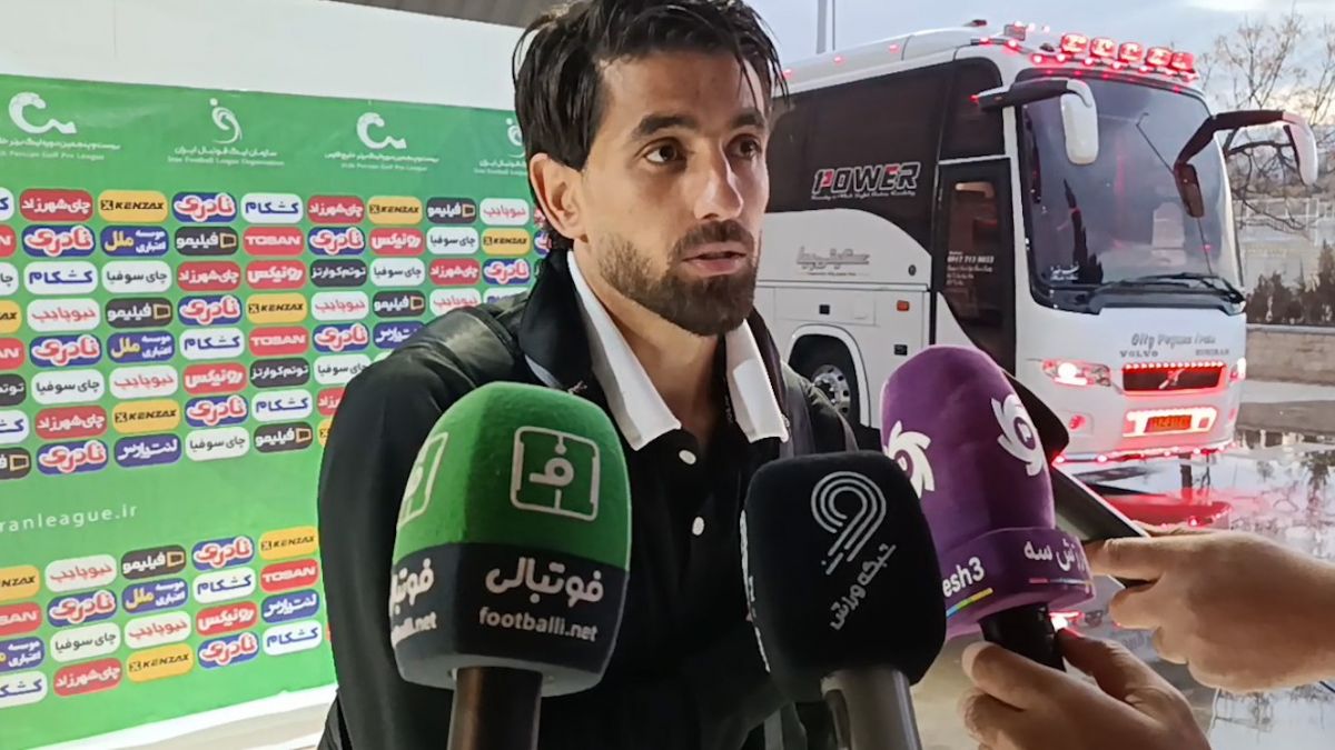 صحبت های پیمان بابایی بازیکن فجر سپاسی بعد از پیروزی برابر خیبر