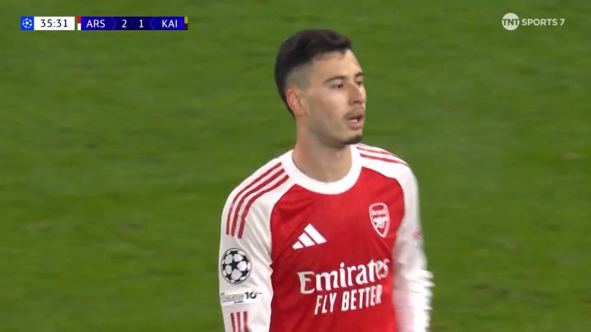 گل سوم آرسنال به غیرت (مارتینلی)