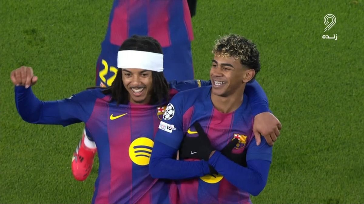 گل دوم بارسلونا به کپنهاگن (سوپرگل یامال)