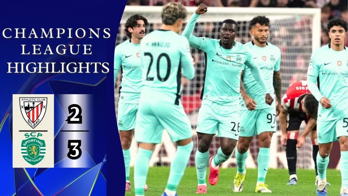 خلاصه بازی اتلتیک بیلبائو 2-3 اسپورتینگ