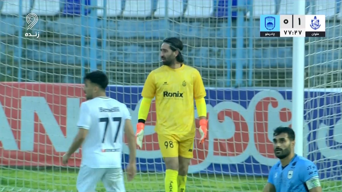 واکنش فوق العاده طیبی پور مانع از گل چادرملو شد