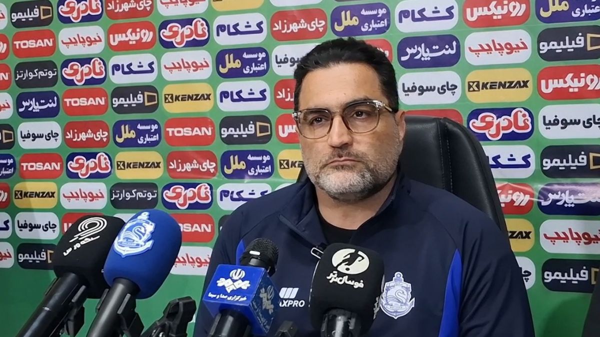 صحبت های مهران برزگر مربی ملوان بعد از بازی با چادرملو