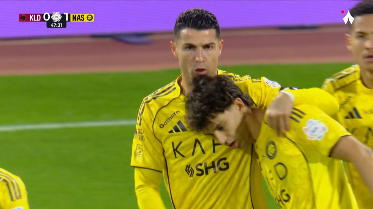 گل اول النصر به الخلود (کریستیانو رونالدو)