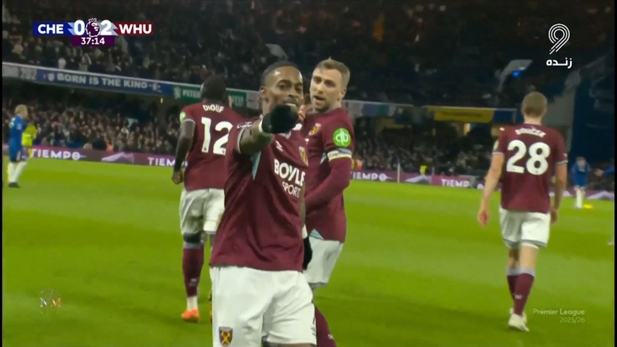 گل دوم وستهام به چلسی (سومرویل)