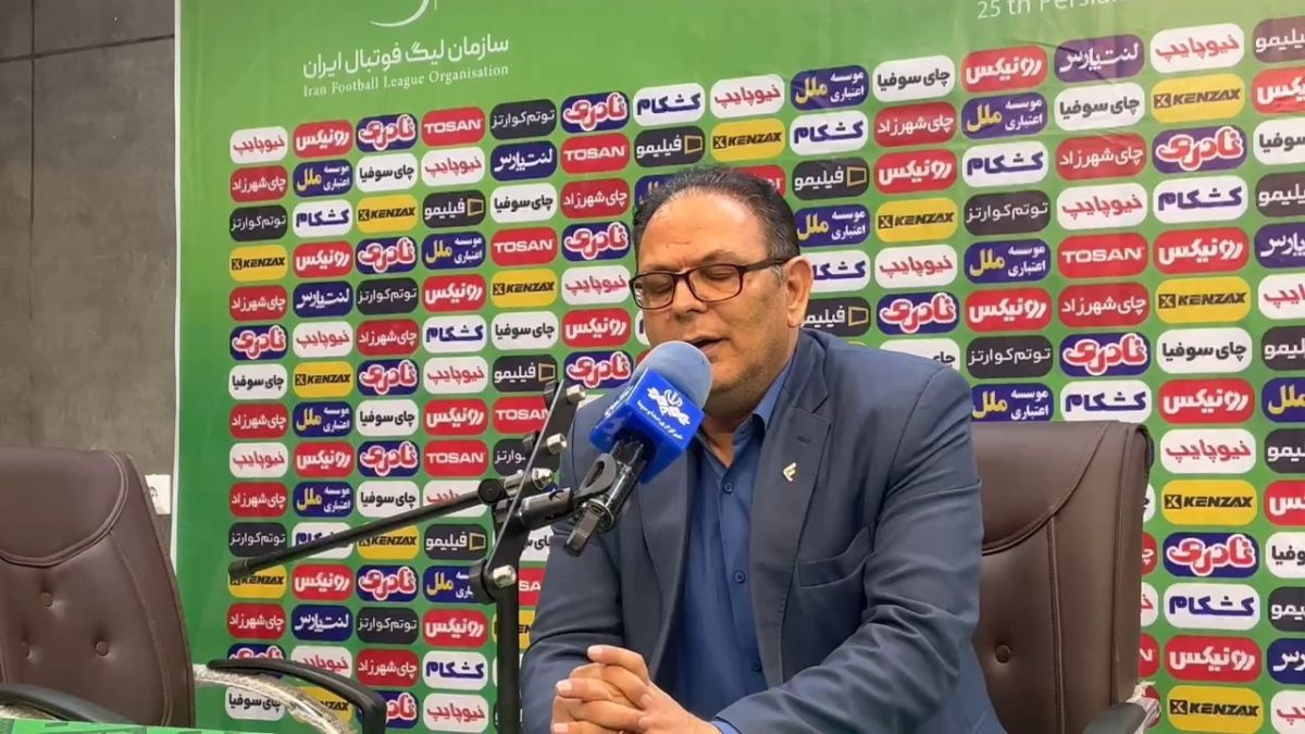 حمید مطهری در نشست خبری پیش از بازی فولاد و خیبر حاضر نشد