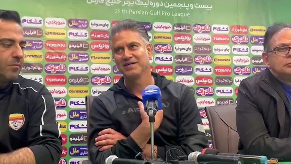 حمید مطهری سرمربی فولاد: حق ما برد بود و از نتیجه راضی نیستم
