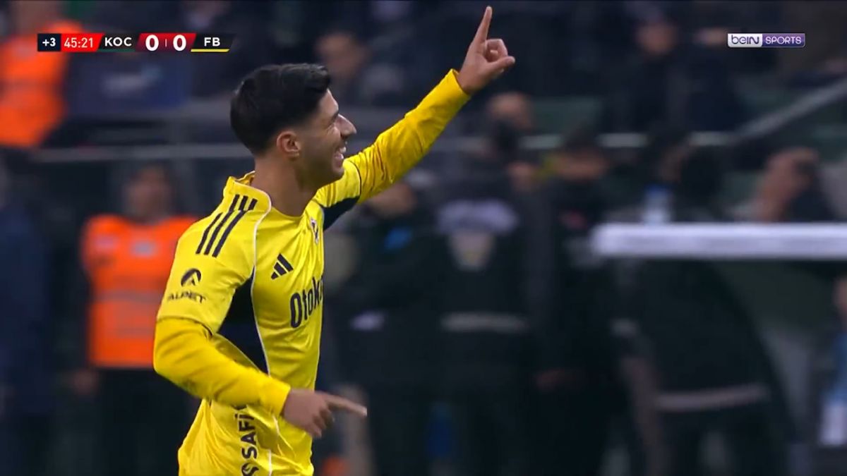 گل اول فنرباغچه به کوچائلی اسپور (سوپرگل آسنسیو)