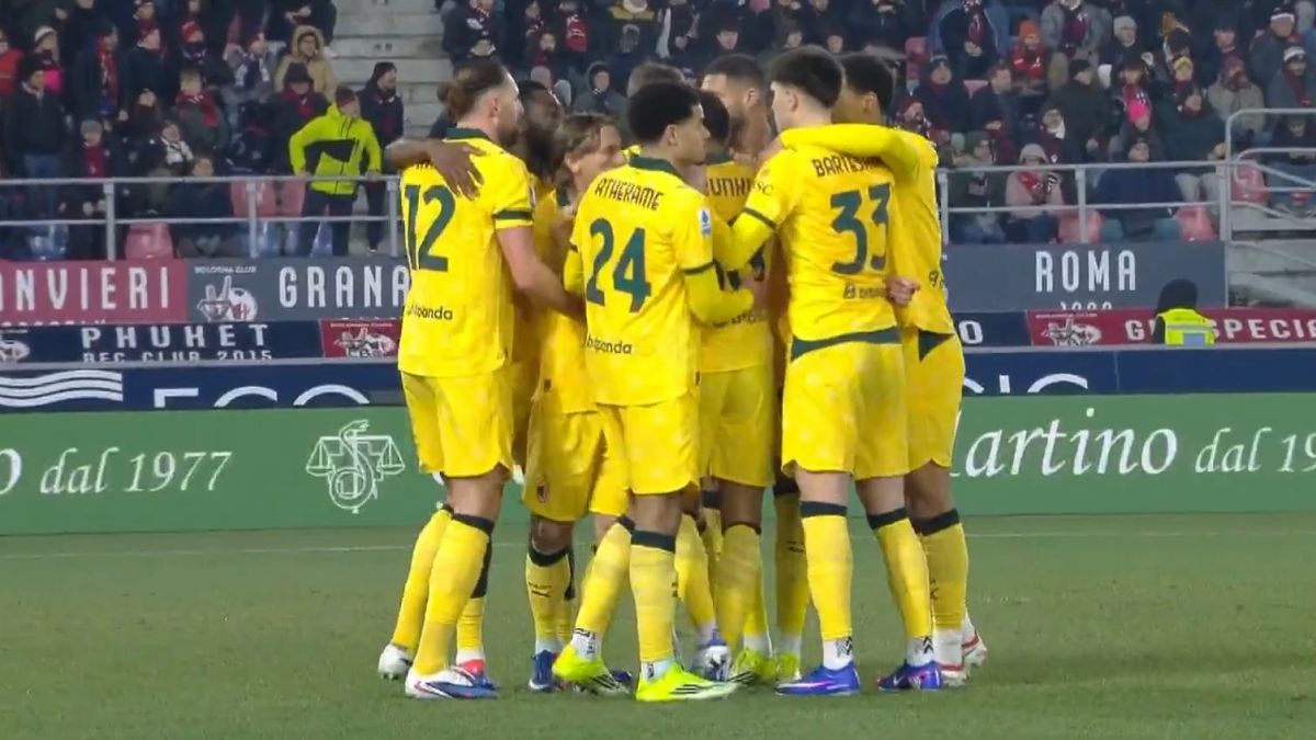 گل اول میلان به بولونیا (روبن لوفتوس چیک)