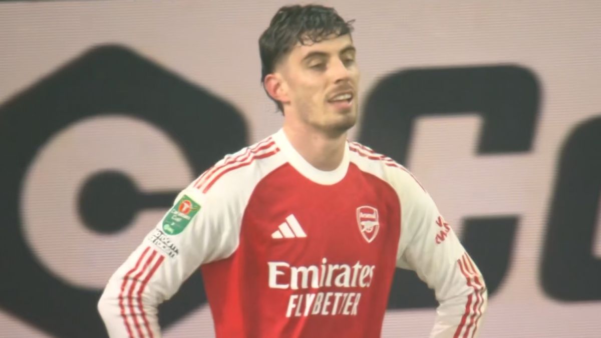 گل اول آرسنال به چلسی (کای هاورتز دقیقه 97)