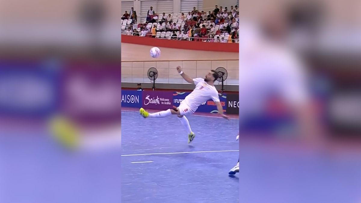 تمجید صفحه AFC از سوپرگل سعید احمدعباسی به ازبکستان